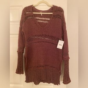GREAT HOLIDAY GIFT! $128 Free People Crochet Tunic Top NWT